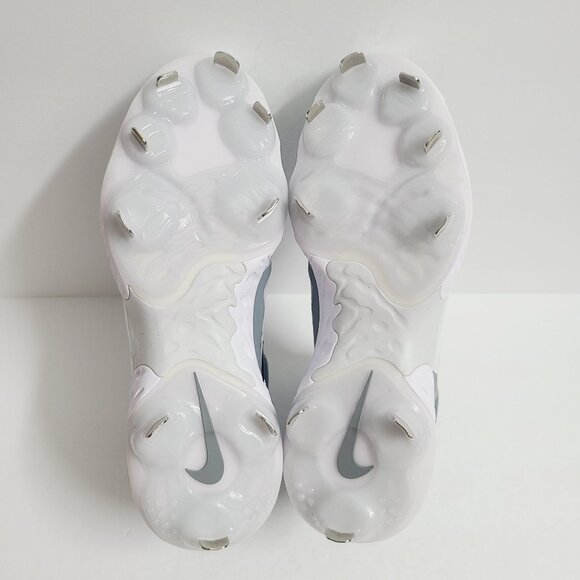 NEW Nike Alpha Huarache Elite 4 Mid Baseball Cleats DJ6520-012 Size 8.5 Gray - Picture 7 of 11